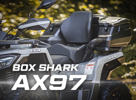 Priestranný a odolný: ATV box Shark AX97 pre Linhai